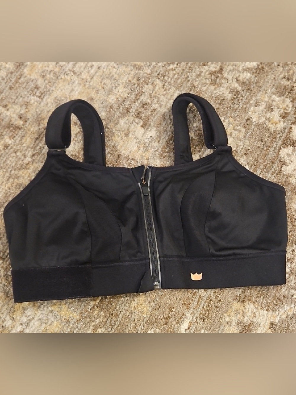 SHEFIT Luxe Black Sports Bra
